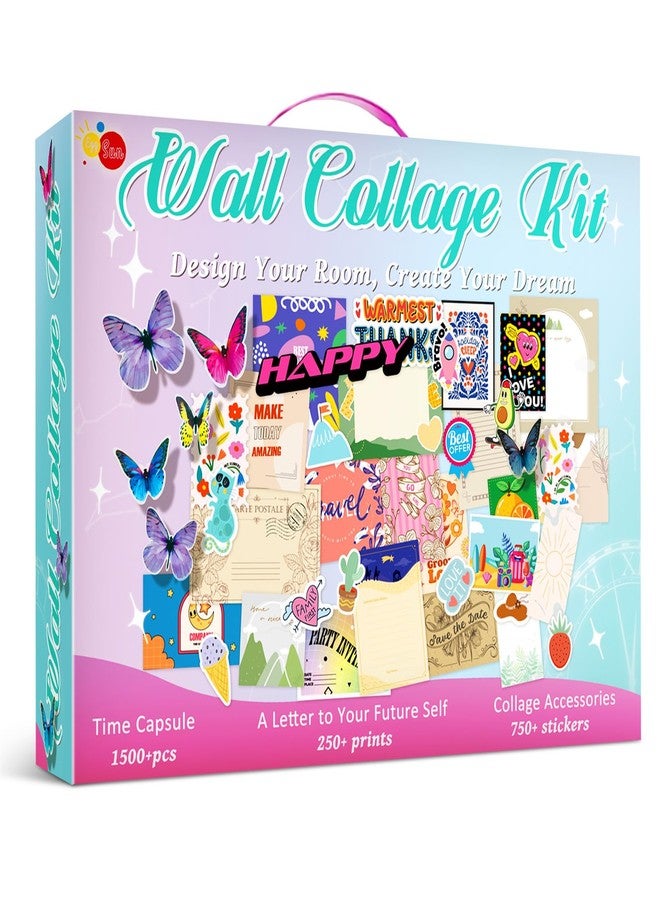 EggSun Light-Up Wall Collage Kit for Teen & Tween Girls 1000+ DIY Craft Pieces for Creative Illuminated Bedroom Art, Birthday and Room Decor Gift, Ages 11, 12,13, 14, 15, 16 - Image 1
